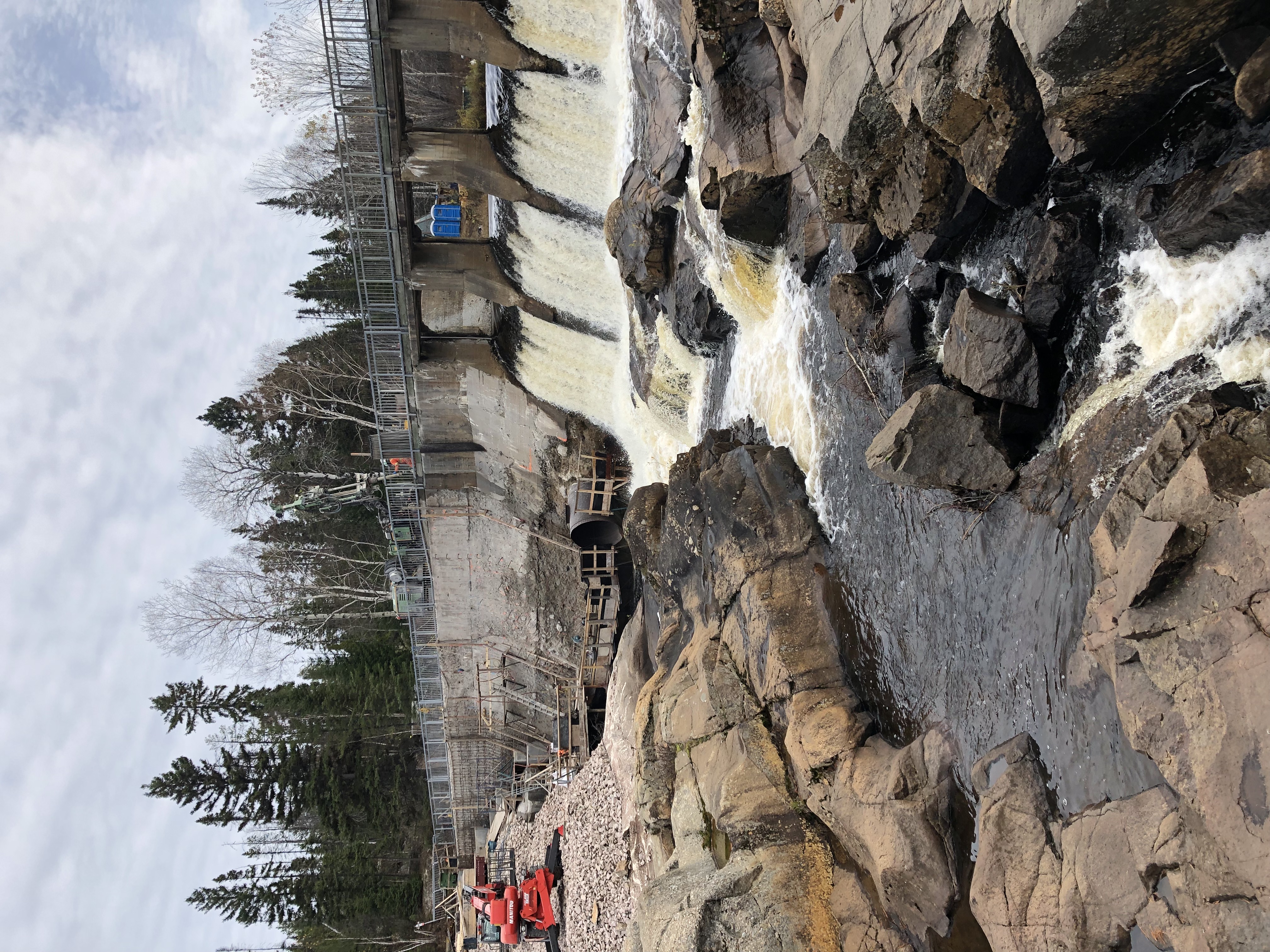 Barrage Les Murailles - Saguenay - Groupe Riverin