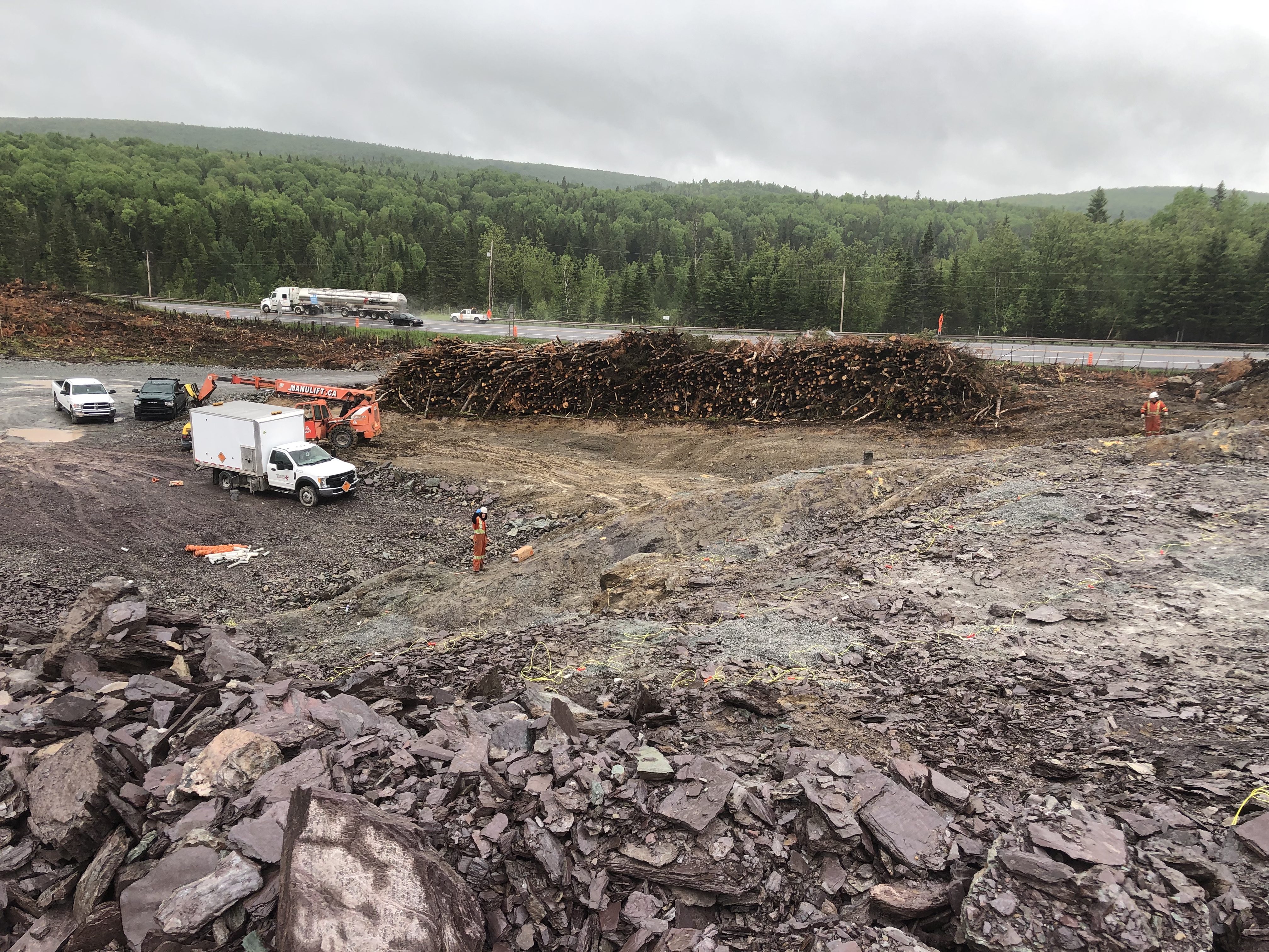 Réaménagement de la route 185 en quatre voies divisées - Rivière-du-Loup - Groupe Riverin